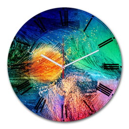 Wallity Reloj Decorativo de MDF Multicolor 3030MS-029